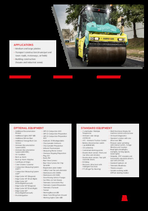 Тандемні вібраційні дорожні катки Ammann ARP 95