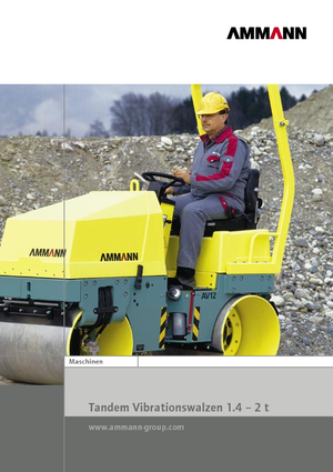 Тандемні вібраційні дорожні катки Ammann AV 12
