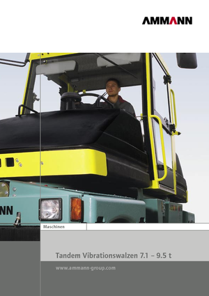 Тандемні вібраційні дорожні катки Ammann AV 95 N