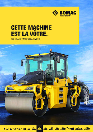 Тандемні вібраційні дорожні катки Bomag BW 154 ACP-5