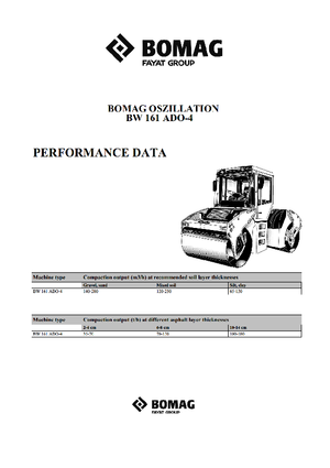 Тандемні вібраційні дорожні катки Bomag BW 161 ADO-4