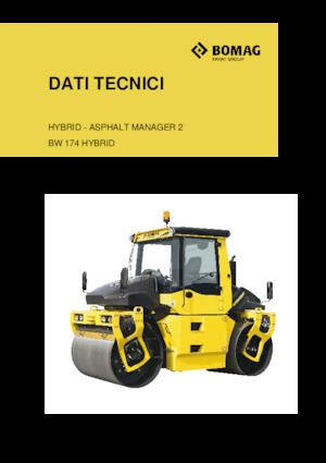 Тандемні вібраційні дорожні катки Bomag BW 174 AP 4 AM Hybrid