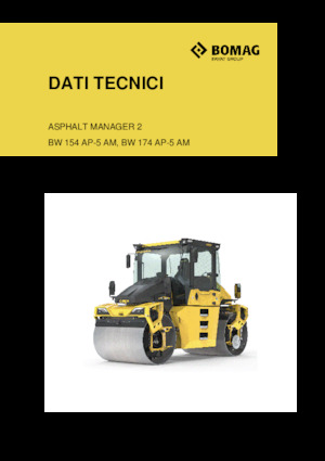 Тандемні вібраційні дорожні катки Bomag BW 154 AP-5 AM