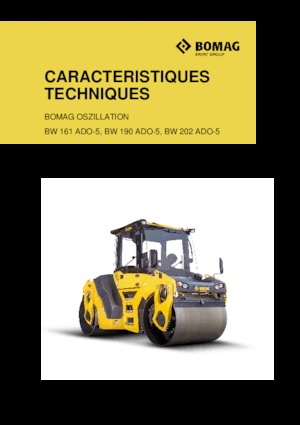 Тандемні вібраційні дорожні катки Bomag BW 202 ADO-5