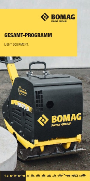 Тандемні вібраційні дорожні катки Bomag BW 71 E-2