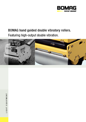 Тандемні вібраційні дорожні катки Bomag BW 65 H E-Start