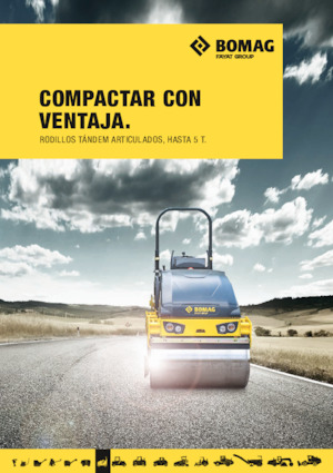 Тандемні вібраційні дорожні катки Bomag BW 90 SL-5