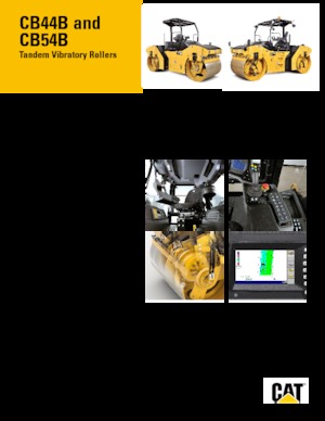 Тандемні вібраційні дорожні катки Caterpillar CB44B