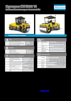 Тандемні вібраційні дорожні катки Dynapac CC 4000 VI