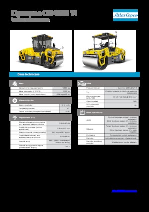 Тандемні вібраційні дорожні катки Dynapac CC 4000 VI