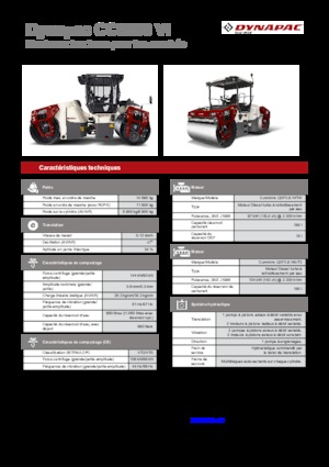 Тандемні вібраційні дорожні катки Dynapac CC 5200 VI 