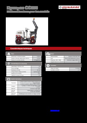 Тандемні вібраційні дорожні катки Dynapac CC 800