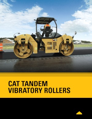 Тандемні вібраційні дорожні катки Caterpillar CD54B