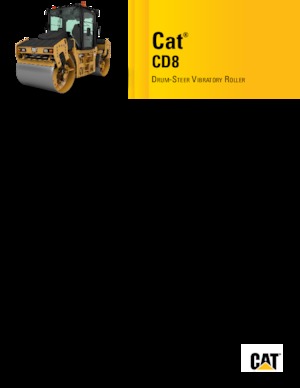 Тандемні вібраційні дорожні катки Caterpillar CD8