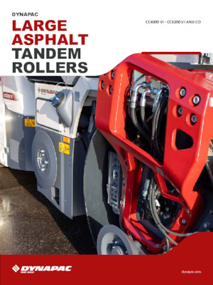 Тандемні вібраційні дорожні катки Dynapac CO 6200 VI