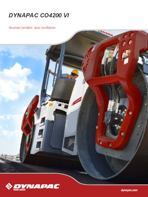 Тандемні вібраційні дорожні катки Dynapac CO 6200 VI