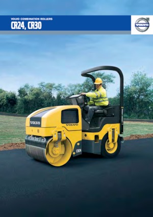Тандемні вібраційні дорожні катки Volvo CR24