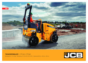 Тандемні вібраційні дорожні катки JCB CT160-80