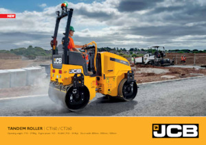 Тандемні вібраційні дорожні катки JCB CT160-80