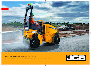 Тандемні вібраційні дорожні катки JCB CT160-80