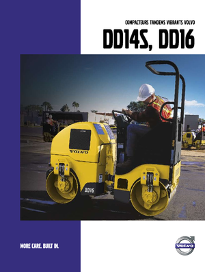 Тандемні вібраційні дорожні катки Volvo DD16