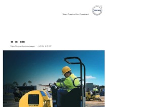 Тандемні вібраційні дорожні катки Volvo DD15