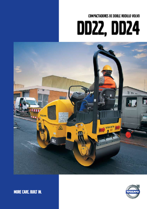 Тандемні вібраційні дорожні катки Volvo DD24