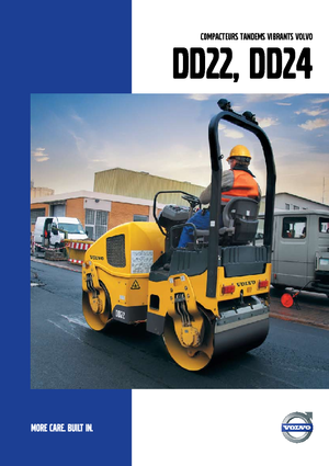 Тандемні вібраційні дорожні катки Volvo DD24