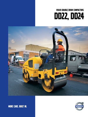 Тандемні вібраційні дорожні катки Volvo DD24