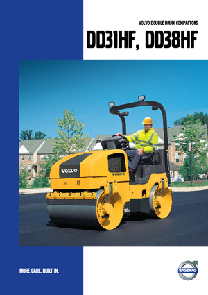 Тандемні вібраційні дорожні катки Volvo DD31HF