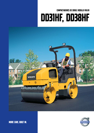 Тандемні вібраційні дорожні катки Volvo DD31HF