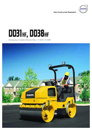 Тандемні вібраційні дорожні катки Volvo DD31HF