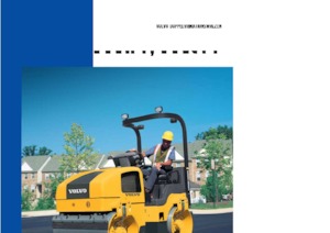 Тандемні вібраційні дорожні катки Volvo DD31HF