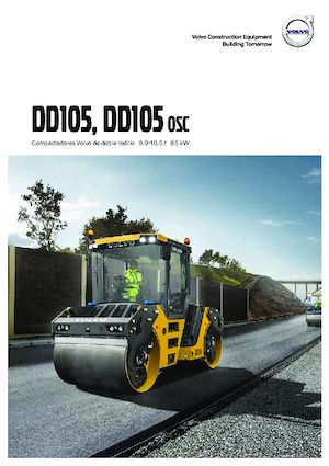 Тандемні вібраційні дорожні катки Volvo DD105 