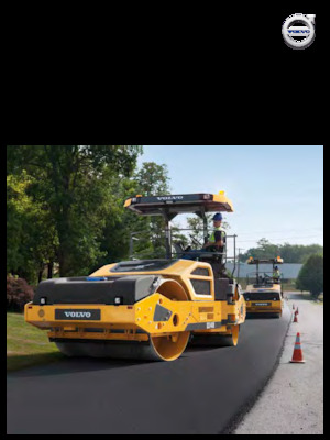 Тандемні вібраційні дорожні катки Volvo DD140B