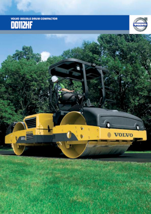 Тандемні вібраційні дорожні катки Volvo DD112HF