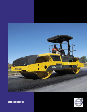 Тандемні вібраційні дорожні катки Volvo DD118HF