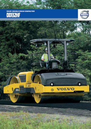 Тандемні вібраційні дорожні катки Volvo DD132HF