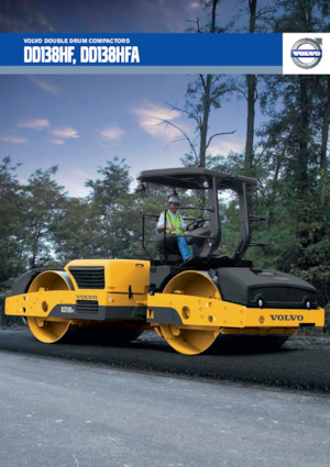 Тандемні вібраційні дорожні катки Volvo DD138HF