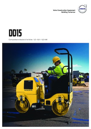 Тандемні вібраційні дорожні катки Volvo DD15