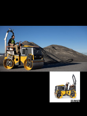 Тандемні вібраційні дорожні катки Volvo DD25 Electric 