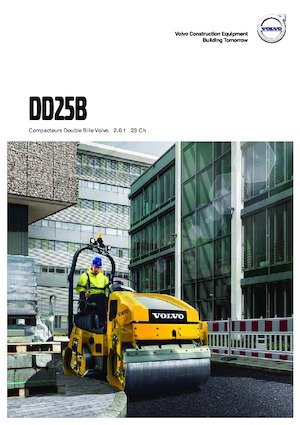 Тандемні вібраційні дорожні катки Volvo DD25B