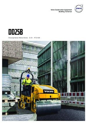 Тандемні вібраційні дорожні катки Volvo DD25B