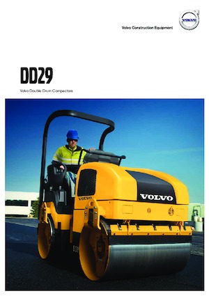 Тандемні вібраційні дорожні катки Volvo DD29