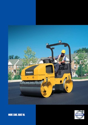 Тандемні вібраційні дорожні катки Volvo DD31HF