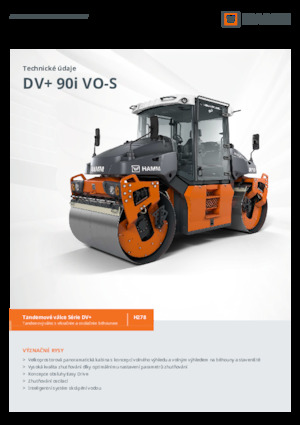 Тандемні вібраційні дорожні катки Hamm DV+ 90i VO-S