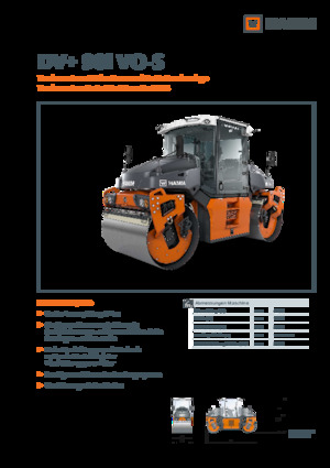 Тандемні вібраційні дорожні катки Hamm DV+ 90i VO-S