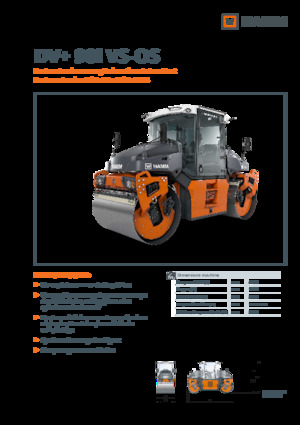 Тандемні вібраційні дорожні катки Hamm DV+ 90i VS-OS