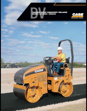 Тандемні вібраційні дорожні катки Case DV202