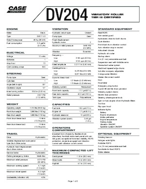 Тандемні вібраційні дорожні катки Case DV210